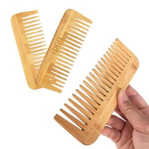 <b>Hot</b> Sale Fine Coarse Teeth Anti Static Custom Small Wood Mustaches Sandalwood <b>Comb</b> Mens Beard Hair Pocket Wooden <b>Comb</b> Bamboo - Product Image 2