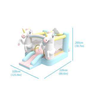 Castello Gonfiabile per Bambini; Parco Giochi Gonfiabile con Scivolo, Adatto per Riunioni Familiari. - Product Image 2