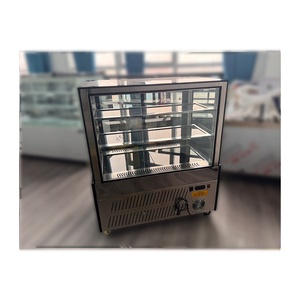 Vitrina Refrigerada para Pasteles y Panadería con Iluminación LED, Enfriamiento Dinámico, Descongelación Automática, Mármol/Vidrio/Acero Inoxidable - Product Image 5