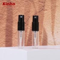 Vente en gros de flacons de parfum vides rechargeables de 2 ml, 3 ml, 5 ml, 10 ml, petits flacons de parfum de voyage, flacons de parfum en verre fins pour échantillons