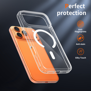 Fundas para Celular <span class=keywords><strong>iPhone</strong></span> 17 <span class=keywords><strong>Pro</strong></span> <span class=keywords><strong>Max</strong></span>, Transparentes, Resistentes a Impactos, Carga Inalámbrica, Magnéticas, Anti-Amarilleo - Product Image 6