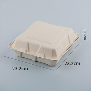 Custom Wholsale Products Eco Friendly Products Biodegradable <b>Disposable</b> Food Container <b>Lunch</b> <b>Box</b> Kids Dinnerware Sets - Product Image 4