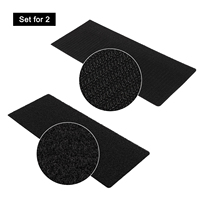 Support de plaque d'immatriculation de voiture et de moto Crochet et boucle sans cadre Plaque de fixation de plaque d'immatriculation de voiture Tampons collants