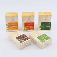 Caja de Papel Cosmético para Empaque de Jabón Personalizado Sin Pedido Mínimo