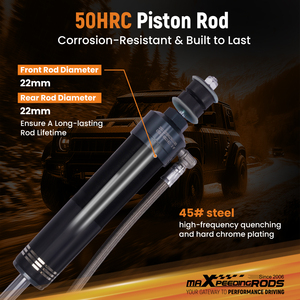 Amortisseurs avant réglables tout-terrain <span class=keywords><strong>MaXpeedingrods</strong></span> série X3 de 0 à 2 pouces pour Ram 2500 2014-2025 <span class=keywords><strong>3500</strong></span> 4WD - Product Image 5