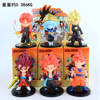 Cajas Sorpresa de Anime Dragon Ball con Son Goku y Vegeta, Caja Misteriosa de Figuras de Acción de PVC, Colección de Juguetes para Niños