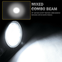Nueva Luz LED BSG de Alta Potencia de 4 Pulgadas, IP68 Impermeable, Redonda, para Conducción y Posición, para Automóvil y Camión, Material de Aluminio, 12V 24V