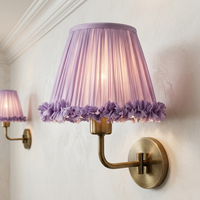 Lampe murale sans fil adhésive pour salon d'hôtel, abat-jour rechargeable, applique murale avec télécommande