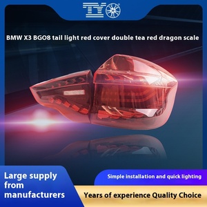 Luz trasera X3 G08 2018-2021 con diseño de efecto de agua, rojo anaranjado, escaneo diurno, 24V, nueva, para X3 G01 2018-2021 - Product Image 2