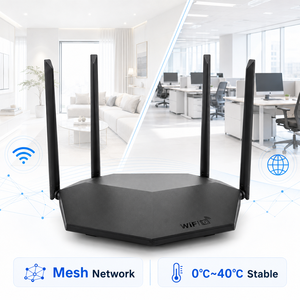 HOSECOM Nouveau routeur WIFI 6 double bande AX1800 haute vitesse 1800 Mbps R818S en promotion pour FTTX 5G 2.4G - Product Image 5