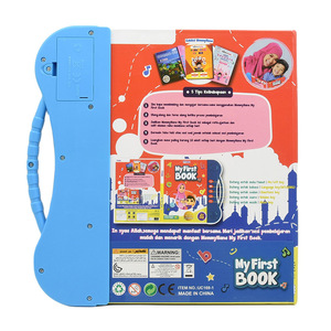 Apprendimento precoce dei bambini <span class=keywords><strong>arabo</strong></span>-lingua inglese giocattolo educativo per bambini in età prescolare libro sonoro elettronico libri elettronici inglesi arabi - Product Image 2