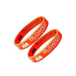 Promoción al por mayor, pulsera fina de 10mm a granel personalizada, <span class=keywords><strong>2</strong></span> colores, 10 15mm, pulsera de silicona negra de la amistad para niños y niñas - Product Image 3