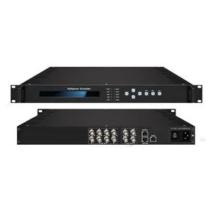 CATV Broadcasting Digital TV Headend 8 ASI entrada Multiplexor Scrambler