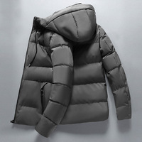 Nouvelle veste bomber coréenne hiver 2026 pour homme, coupe slim, courte, à capuche, style streetwear, motif cœur imprimé par décharge