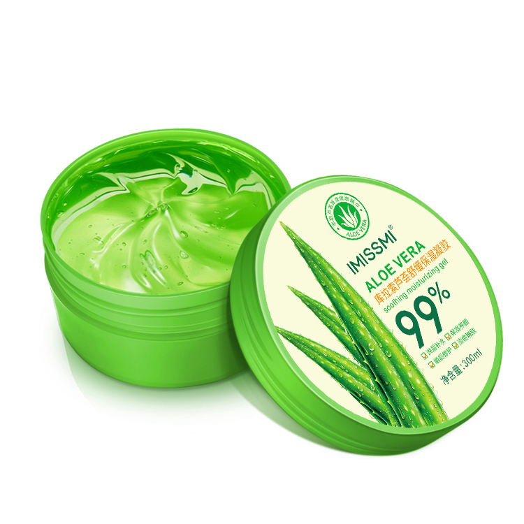 IMISSMI Aloe Vera Soothing Moisturizing Gel - Organic, Vegan 300ml for All  Skin Types - Perfect Face & Body Hydration