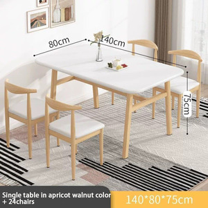 Venta Directa <span class=keywords><strong>de</strong></span> Fábrica, Mesa Más Vendida + 4 Sillas, Mesa <span class=keywords><strong>de</strong></span> <span class=keywords><strong>Comedor</strong></span> <span class=keywords><strong>de</strong></span> Madera Maciza para Uso Doméstico y Comercial - Product Image 5