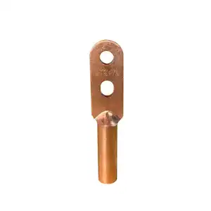 WZUMER 2 Holes Electrical Long Barrel Crimping Terminal Copper Cable Lug Price