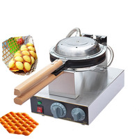 Gaufrier à œufs électrique, w, en acier inoxydable, appareil de cuisson/gaufre à bulles