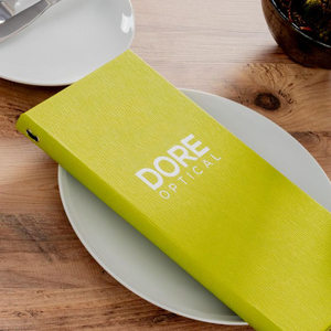 Menu de restaurant de haute qualité personnalisé en cuir PU avec bande élastique - Product Image 1