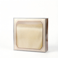 Anpassbare Kunststoff-Acrylbox mit Geprägtem Seidenfutter, Mehrere Formen Quadratisch/Achteckig, Kosmetik-Aufbewahrungsbox mit Individueller Logo-Option