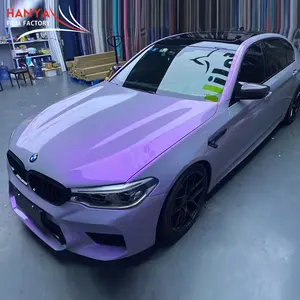 Película fundida para coche, envolturas de alto brillo con camaleón mágico, colores caramelo, novedad de 2021