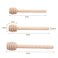 Cuchara de madera para miel, mango largo, cucharón para miel, cuchara de té de madera, cuchara para mezclar café, jarabe, Extractor de miel
