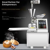 Machine commerciale multifonctionnelle automatique de petite taille pour la fabrication de pains vapeur, capable de produire 50 pains vapeur par minute