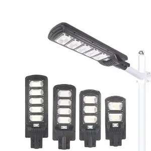 Factory Customized Solar Waterproof All In 1 Aluminum Alloy 100W Integrated Solar Street Light