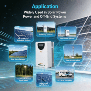 Régulateur de Charge Solaire MPPT 20A 30A 40A 60A 12V 24V 48V Bluetooth Entrée PV Max 150V pour Système Énergétique Hors Réseau et VR - Product Image 5