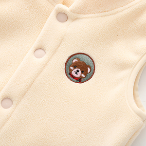<span class=keywords><strong>Chaleco</strong></span> con botones y bordado <span class=keywords><strong>de</strong></span> animales <span class=keywords><strong>para</strong></span> bebés y niños pequeños, ropa <span class=keywords><strong>de</strong></span> abrigo gruesa y cálida sin mangas <span class=keywords><strong>para</strong></span> otoño e invierno - Product Image 3