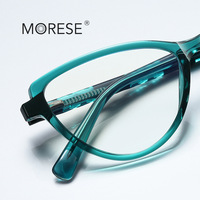 Monture de lunettes anti-lumière bleue tendance style Instagram, design triangulaire œil-de-chat, pour femmes, modèle 2131TR