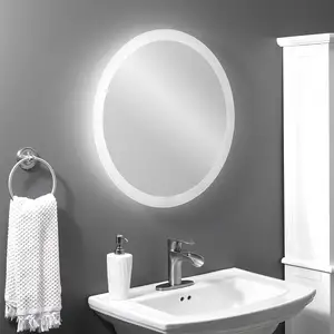 32 pollici LED rotondo a parete funzione di memoria Smart dimmerabile Anti nebbia e impermeabile specchio bagno personalizzato