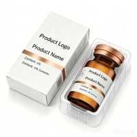 Boîte combinée et étiquette personnalisées avec impression de marque pour les fournitures de peptides de santé