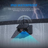 Caméra de recul sans fil magnétique à énergie solaire HD1080PDIY Installation DVR 7 pouces IPS Monitor Camera System for Trailer/RV/Truck