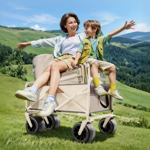 Carrito Plegable Ajustable (Altura: 74-103 cm) - Carrito de Viaje Portátil y Multiusos; Carrito para Jardín, <span class=keywords><strong>Camping</strong></span> y Uso General - Product Image 3