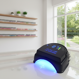 64Watts Ongles Esthétiques Lourds Led Cabines Manucure Professionnelle et Pédicure Ongles <span class=keywords><strong>Lampe</strong></span> Cristal LED Perles Nail Tech <span class=keywords><strong>Lampe</strong></span> - Product Image 2