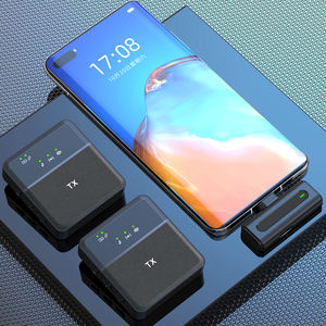 Nouveau Microphone Lavalier Sans Fil pour Téléphone Mobile Smartphone <span class=keywords><strong>Micro</strong></span>-<span class=keywords><strong>Cravate</strong></span> Sans Fil Miniature - Product Image 2