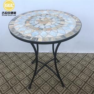 Tavolo da Giardino con Motivo a <span class=keywords><strong>Mosaico</strong></span>, <span class=keywords><strong>Tavoli</strong></span> e Sedie <span class=keywords><strong>in</strong></span> Cemento per Esterni, Arredamento da Giardino <span class=keywords><strong>in</strong></span> <span class=keywords><strong>Mosaico</strong></span> - Product Image 5