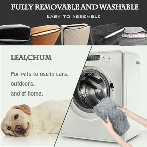 Manufacturer China Dog Booster Car Seat for <b>Small</b>/Medium Dog Memory Foam Elevated <b>Cushion</b> Detachable and Washable Safety Leashes - Product Image 4