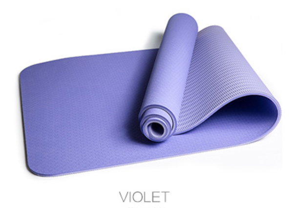 Double color violet yoga mat