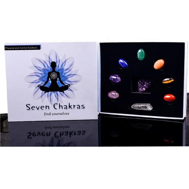 Boîte Surprise de luxe, boîte cadeau, idées cadeaux, cristaux mélangés, pierres chakras de guérison rugueuses, ensemble de pierres