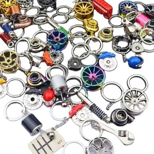 Biểu Tượng Tùy Chỉnh Kim Loại <span class=keywords><strong>Mini</strong></span> Phanh Đĩa Keyring Tự Động Khác Móc Chìa Khóa Lốp Phụ Tùng Xe Hơi 3D Xe Thanh Kiếm Turbo Xe Hộp Bánh Móc Khóa Cho Nam Giới - Product Image 1