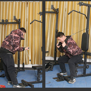 Équipement d'exercice de <span class=keywords><strong>poulie</strong></span> de rangée basse réglable d'entraînement de gymnastique à la maison - Product Image 4