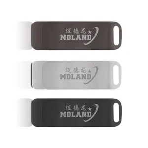 Logo personnalisé promotionnel San Disk 4gb 32gb 128 gb clé USB 2 to personnalisé 64 go métal clé USB 3.0 1 to