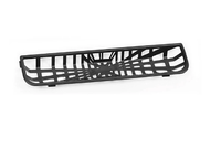 Cache de protection pour grille d'aération sous le siège Tesla Model 3 Y, cadre de grille d'aération arrière en ABS style carbone mat, accessoires intérieurs