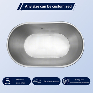 Baignoire à glace plongeante mobile en bois avec Wi-Fi Control Inox Ste Logo personnalisé Couleur Bain de glace portable Shiller 1 HP - Product Image 3