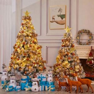 Iluminación Dorada para Árbol de Navidad, Decoración de Lujo para Árbol de Navidad, Decoración Plateada para Árbol de Navidad - Product Image 5