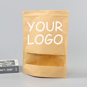 Self-Sealing Kraft <b>Paper</b> Bag with Stand-Up Zipper Plastic Self-Standing Packaging for Biscuit Candy Nut Tea Food Storage OEM/ODM - Product Image 2