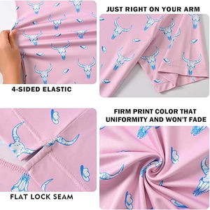 Camiseta Deportiva de Golf Floral Personalizada de Alta Calidad ODM para Hombre, de Nailon, de Secado Rápido, Manga Corta, con Bordado y Logotipo Personalizado Impreso - Product Image 5