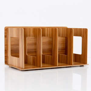 Étagère de bureau réglable de style moderne en panneau de densité, avec design multifonctionnel pour CD, <span class=keywords><strong>DVD</strong></span> et collection de supports multimédias - Product Image 1